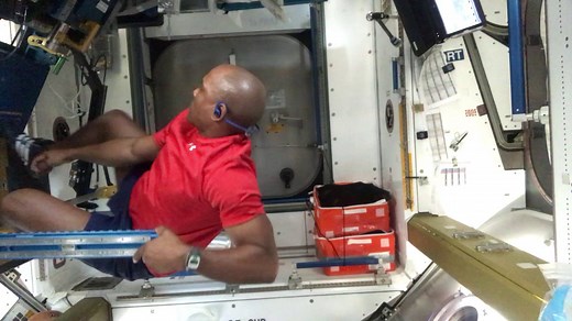 621K views · 12 reactions | How we’re walking into 2021  gains only. Thanks to one of our NASA Astronauts, Victor Glover, for showing us how it’s done – in space. | NASA - National Aeronautics and Space Administration | Facebook