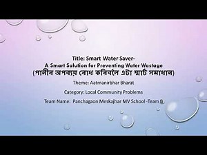 🌎 Smart Water Saver Prototype | A Smart Way to Save the Planet’s Water