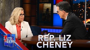 Stephen Colbert asks former Congresswoman Liz Cheney to examine the Republican Party’s role in eroding the public’s trust in America’s institutions. Her book, “Oath and Honor,” is available now. | The Late Show with Stephen Colbert