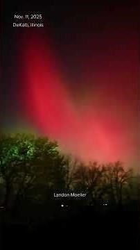 Northern Lights in DeKalb, Illinois