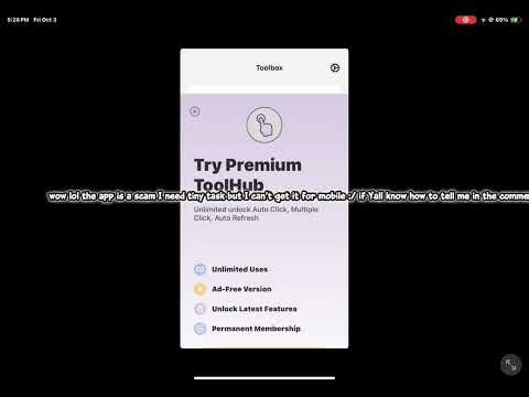 i can’t get tinytask for mobile do Yall know how to ?