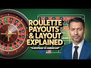 Roulette Payouts & Layout Explained 🎰 | European vs American Roulette #Roulette #Casino
