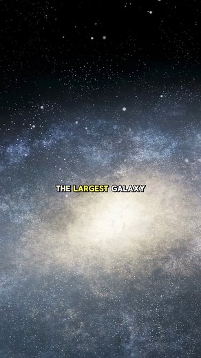 The Largest Galaxy Ever Discovered! #Cosmoloid #Reels #IC1101 #Galaxy #Universe #Cosmos #Space #Short #FYP #ForYou | Cosmoloid