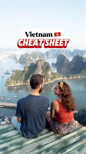 Planning a trip to Vietnam 🇻🇳? This is the ONLY cheat sheet you need ✈️🔥 #vietnam #budgettravel