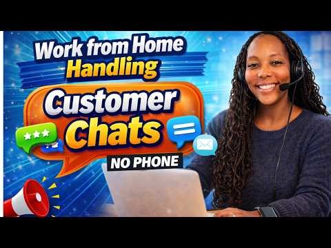 Work From Home Chat Jobs Hiring Now (No Talking!)