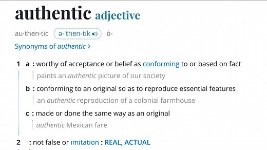 Merriam-Webster's 2023 word of the year: Online dictionary selects 'authentic'