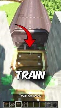 HOW TO MAKE A TRAIN IN MINECRAFT? Create Mod #create #minecraft #tutorial #shorts