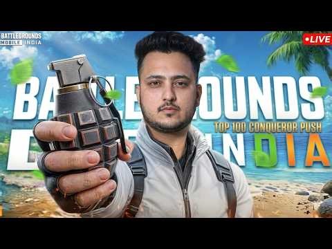 TOP 100 CONQUEROR PUSH AJ ONLY CHICKEN DINNERS TRY HARD LIVE!