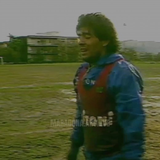 Diego Maradona Napoli Training Session 1984: Fun Moments on the Field