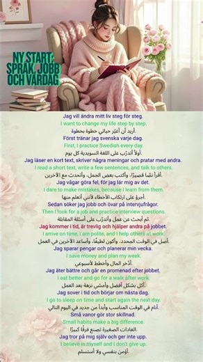Lär dig svenska snabbare med tre enkla steg🤷‍♂️ #sfi