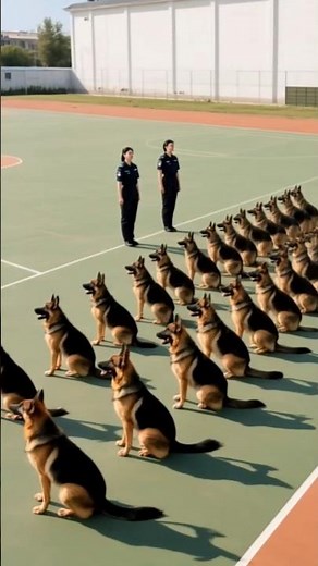 Girls Training K9 Dogs in American Academy Part 2 😱😱