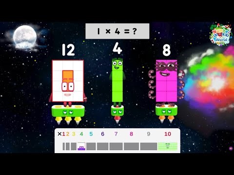 Learn How to Multiply with Numberblocks 4 | Numberblocks World | Fun for Kids
