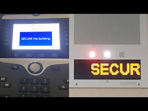 4/29/24: Secure in-place drill / Cisco Paging Server (InformaCast) with Cisco 8845 and AND IPSWD-FM