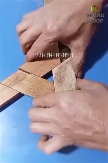 impossible joint in three woods #wood #woodworking #asmr #aesthetic #art #trending #trendingshorts
