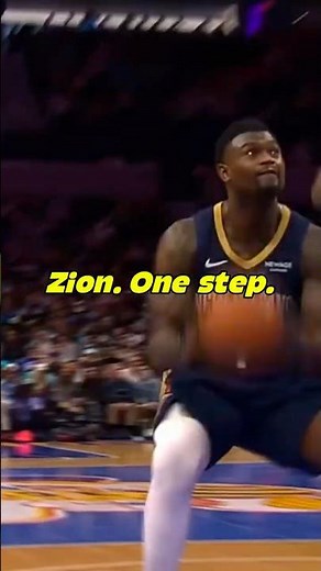 Zion Williamson’s MONSTER Dunk Late in the 4th 😳 #shorts #basketball #nba
