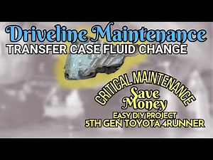 SO EASY| How to Change Transfer Case Fluid | Detailed Explanation | 4Runner | Save Money with DIY