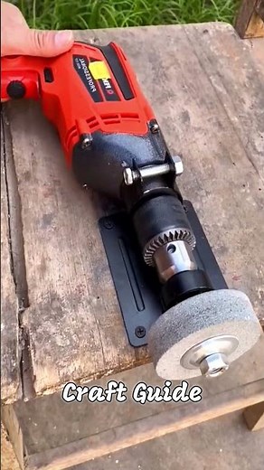 🪓⚙️ Converting an Electric Drill into a Bench Grinder