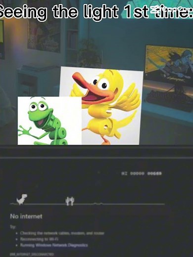 When you play the dinosaur game when there’s no internet #dinosaurgame #internet #funny #fyp #foryou
