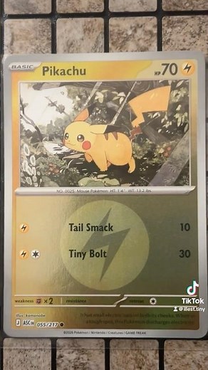 Pikachu [Energy] (055/217 - Common Reverse Holofoil) - Mega Evolution: Ascended Heroes - Pokémon TCG
