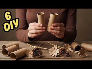 Don't Throw Away Toilet Paper Rolls Until You See This! Genius DIY Flower Idea ♻️ Eco Craft Tutorial