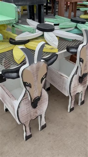 Snowy Michigan mornings ❄️ don’t slow us down! Cuttings are being planted🌿, pots are being filled, and new hard goods are arriving daily. Here’s a sneak peek at some wooden décor we opened yesterday 👀 Stay safe today! | Countryside Greenhouse