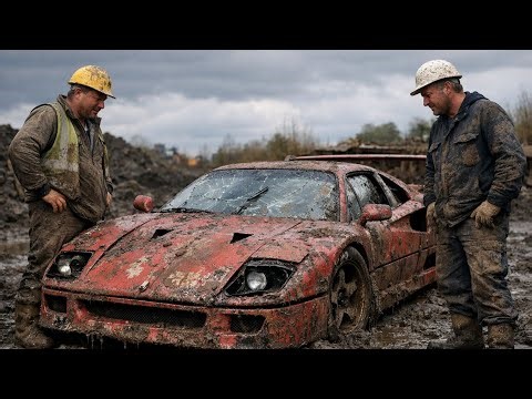 Abandoned Ferrari F40 Full Restoration | From Muddy Ruin to Brand New Supercar