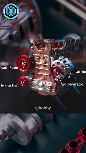 Satisfying V4 Engine Build - ASMR Video