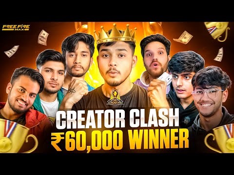 CREATOR CLASH ₹60,000 WINNER 🏆 FT.‪@NonstopGaming_‬