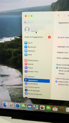 How to log out of Apple ID on your Macbook #shortsfeed #macbooktutorial