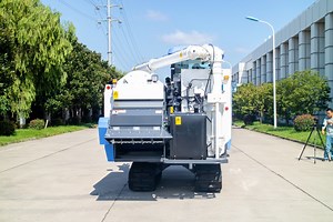 [Hot Item] Factory Price Paddy Harvester Mini Rice Reaper Crawler Rice Combine Harvester