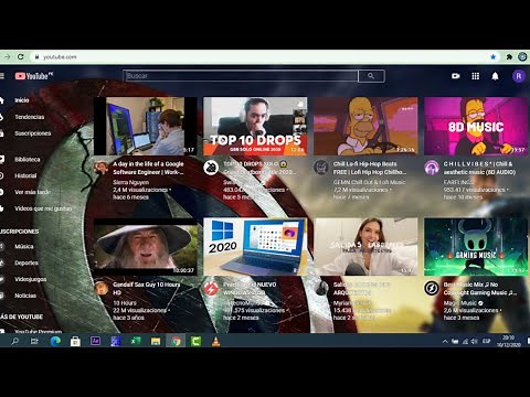 ✅FONDO DE PANTALLA Y EXTENSIONES PARA YOUTUBE | PERSONALIZA YOUTUBE