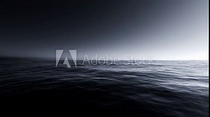 abstract dark water, minimalistic animated ocean waves, slow motion animation, 4k loop