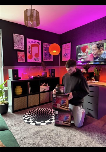 Smart Lighting Setup for Cozy Room Ambiance