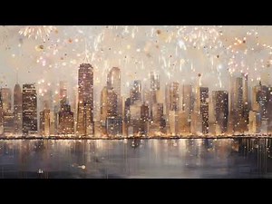 Animated | Happy New Year Animation | Fireworks Ambience | New Years Eve Screensaver and Wallpaper