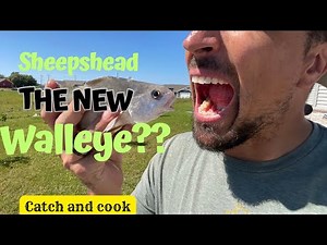 Lake Winnebago Perch fishing & {sheepshead catch and cook!! }