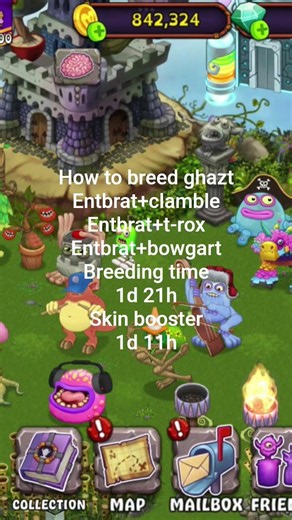how to breed ghazt tutorial #mysingingmonsters #msm