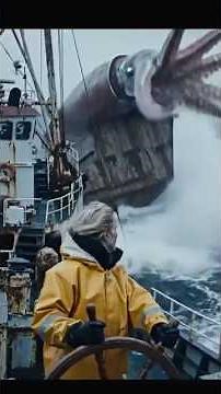 Giant Squid Attacking a Ship” 🦑⚓