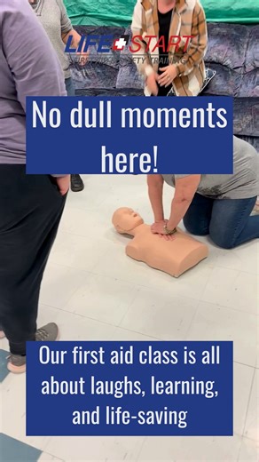 Just hands-on CPR, real scenarios, a lot of laughs, and skills that actually stick. 🩺😂 When people are engaged, confident, and having fun, learning hits different. Because first aid shouldn’t feel awkward or boring — it should feel like “yeah, I’ve got this.” 💪🩹 Book today 👉 https://bit.ly/455dJNL | Life Start Training First Aid & Safety - Calgary -Foothills