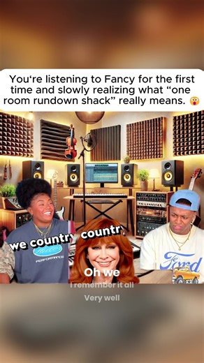 You‘re listening to Fancy for the first time and slowly realizing what “one room rundown shack” really means. 😮#reba#country#story#guitar#fancy