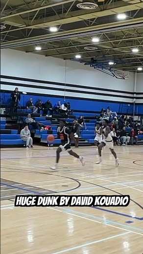 Huge Dunk By David Kouadio #dunks #dunk #davidkouadio #NBA