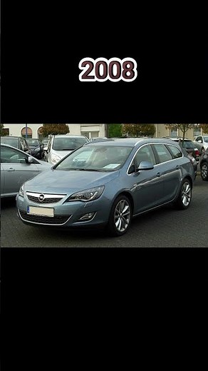 Evolution of Opel Astra SW