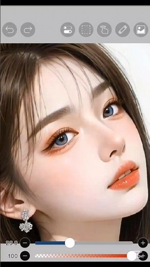 anime lipstick red colour art Anime#anime #drawing #asmr #viral #shorts