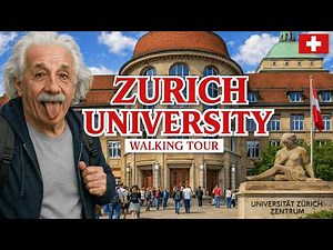 Walking Where Einstein Studied | Zurich University Campus Walk in 4K