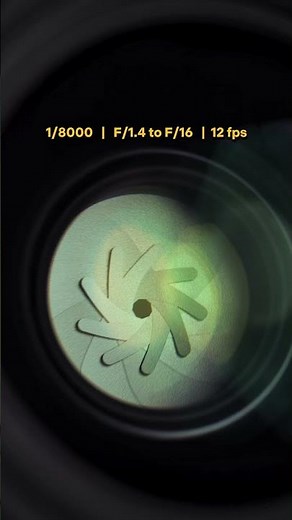 That’s how the aperture blades in your camera lens work with every picture you take #canonr5