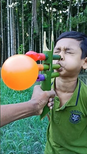 Bamboo Balloon DIY | Triple Tube Creative Craft with Colorful Balloons