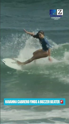 nothing beats a buzzer-beater for Havanna Cabrero 🚨 at the BTMI Barbados Surf Pro!