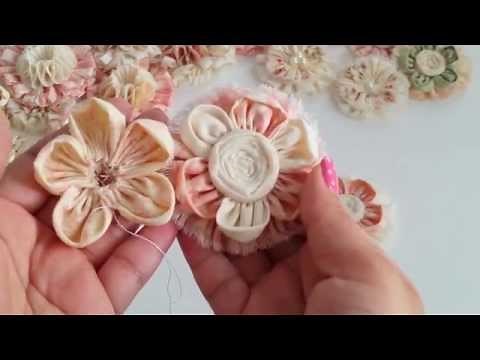 DIY How to Kanzashi flower