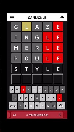 Canuckle Canadian Wordle #384 - Jun 3, 2023