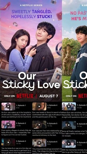 All 12 episodes of ‘Our Sticky Love’ now out on Netflix! 💗✨