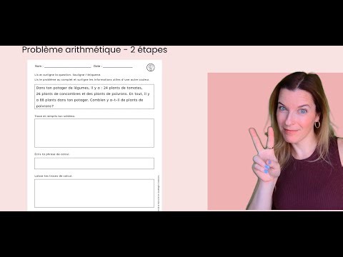 Two-step arithmetic problem (modeling)